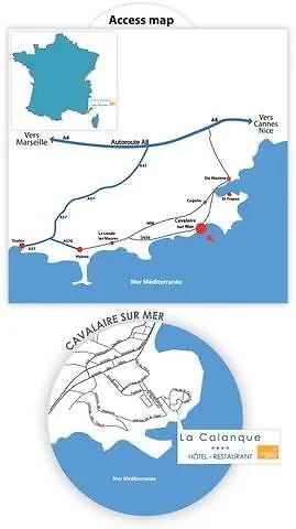 Hotel La Calanque Cavalaire-sur-Mer